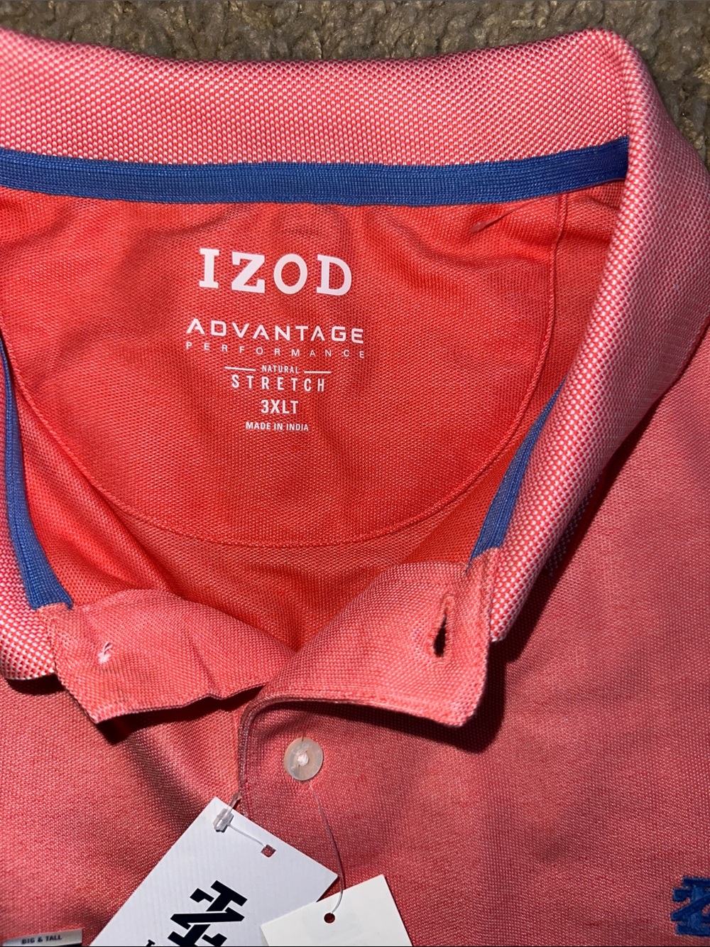 NWT Izod Dubarry Advantage Performance Stretch Polo (3XLT) - Picture 3 of 4